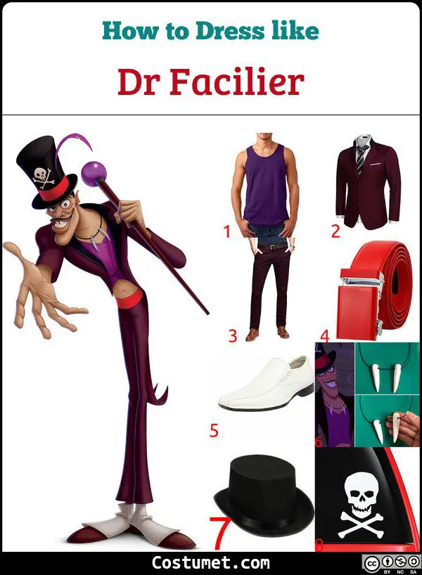 Dr Facilier Costume for Cosplay & Halloween