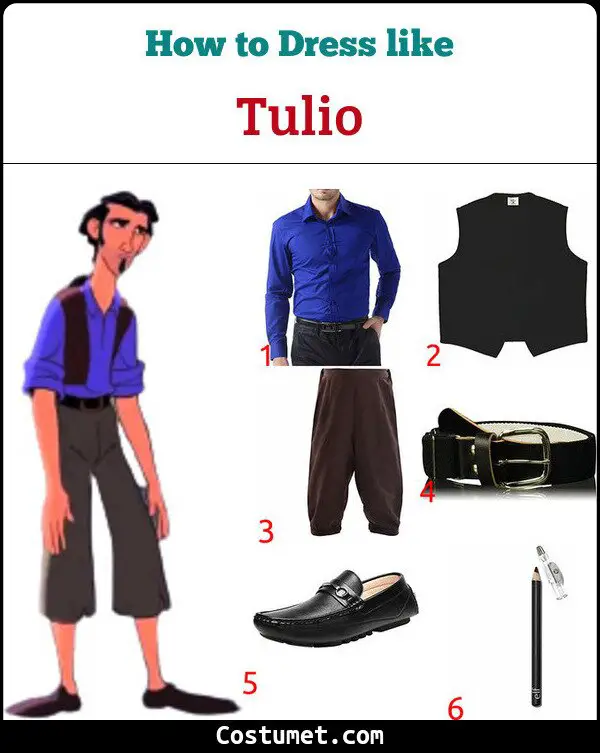 Tulio Costume for Cosplay & Halloween