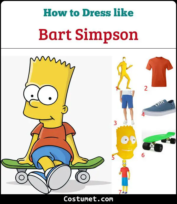 Bart Simpson Costume for Cosplay & Halloween