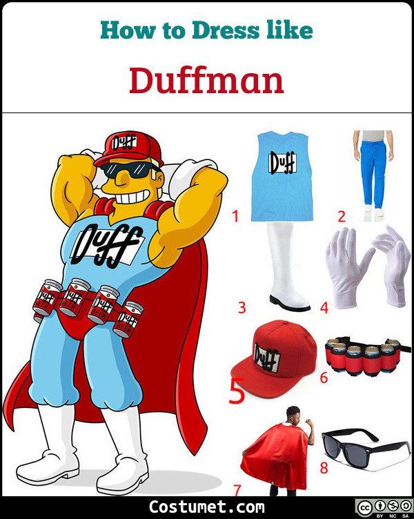 Duffman Costume for Cosplay & Halloween
