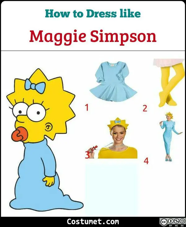Maggie Simpson Costume for Cosplay & Halloween