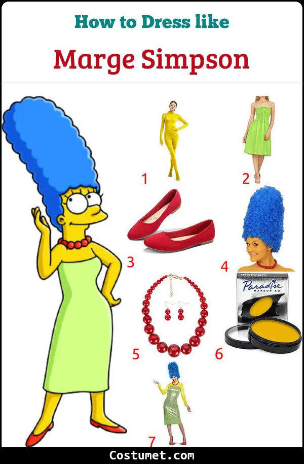 Marge Simpson Costume for Cosplay & Halloween