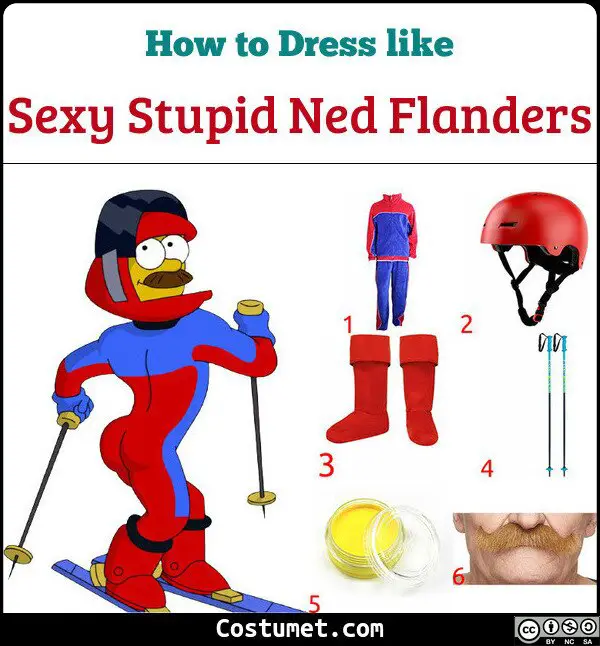 Sexy Stupid Ned Flanders Costume for Cosplay & Halloween
