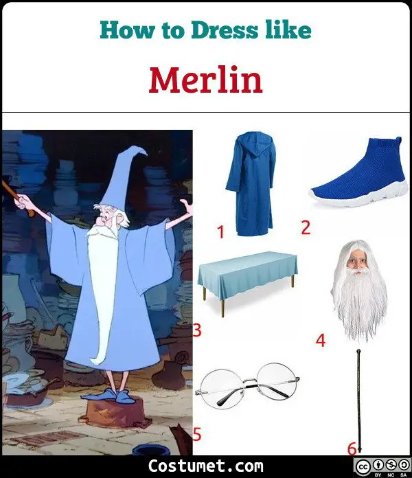 Merlin And Madam Mim Costume For Cosplay Halloween 21