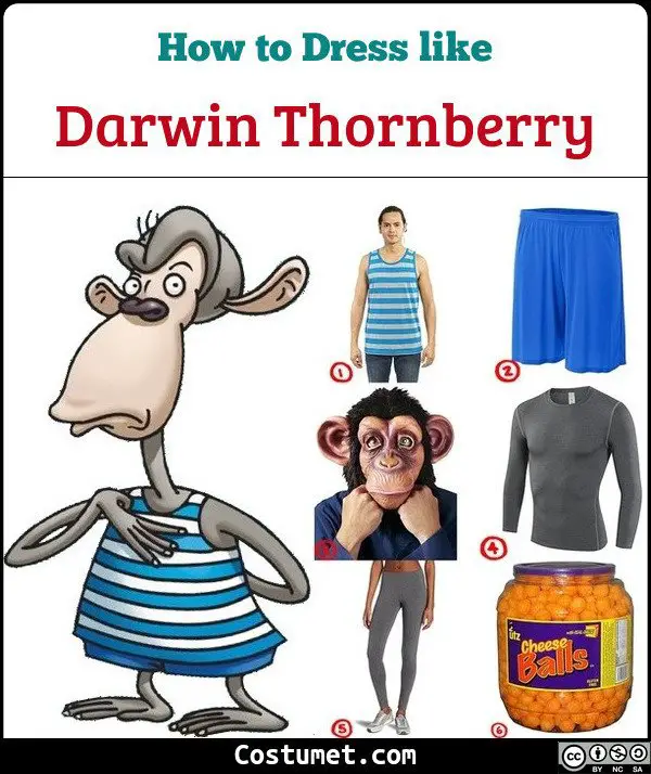 Darwin Thornberry Costume for Cosplay & Halloween