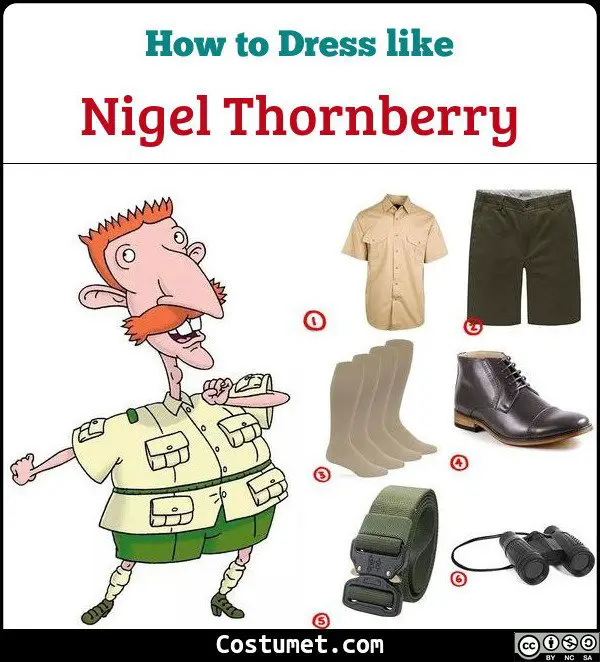 Nigel Thornberry Costume for Cosplay & Halloween