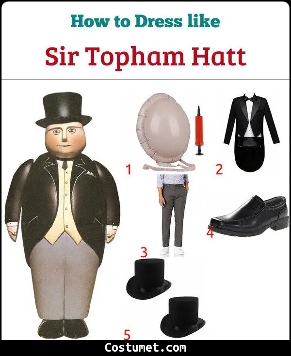 Sir Topham Hatt Costume for Cosplay & Halloween