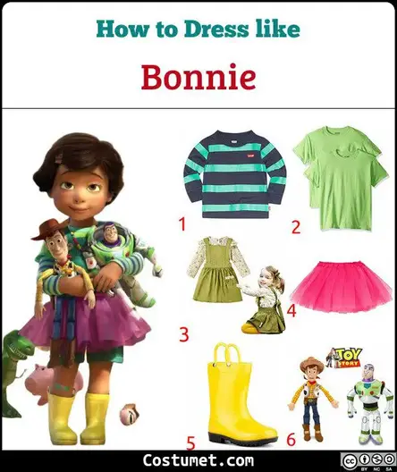 Bonnie (Toy Story 3) Costume for Cosplay & Halloween 2023