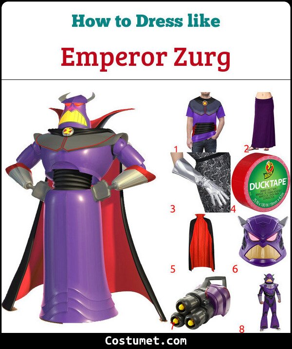 Emperor Zurg Costume for Cosplay & Halloween