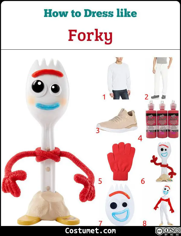 Forky Costume for Cosplay & Halloween
