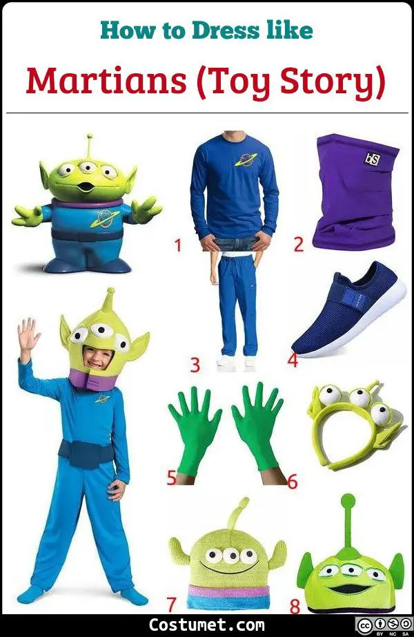 Martians (Toy Story) Costume for Cosplay & Halloween