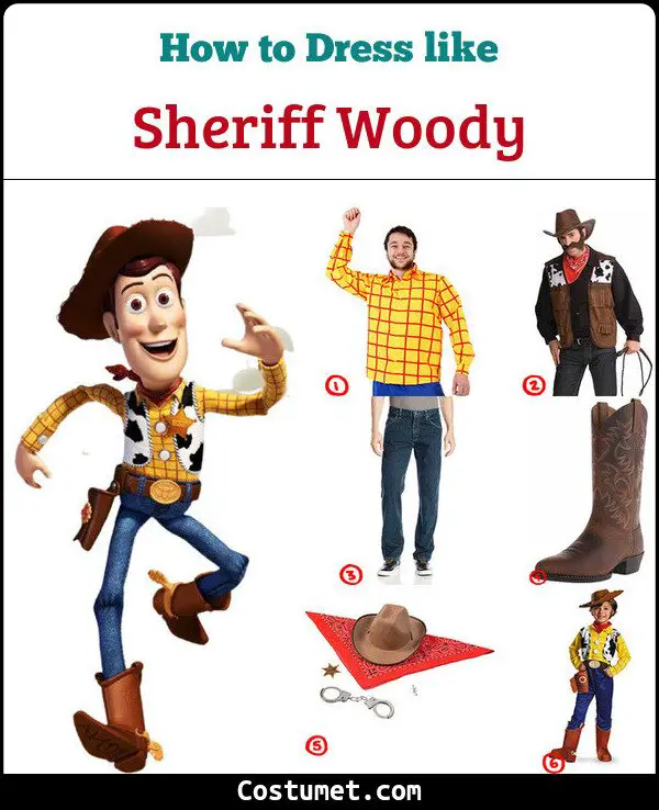 Sheriff Woody Costume for Cosplay & Halloween