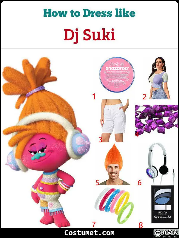 DJ Suki (Trolls) Costume for Cosplay & Halloween 2021