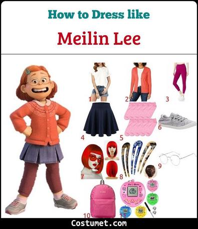 Meilin Lee (Turning Red) Costume for Cosplay & Halloween 2023