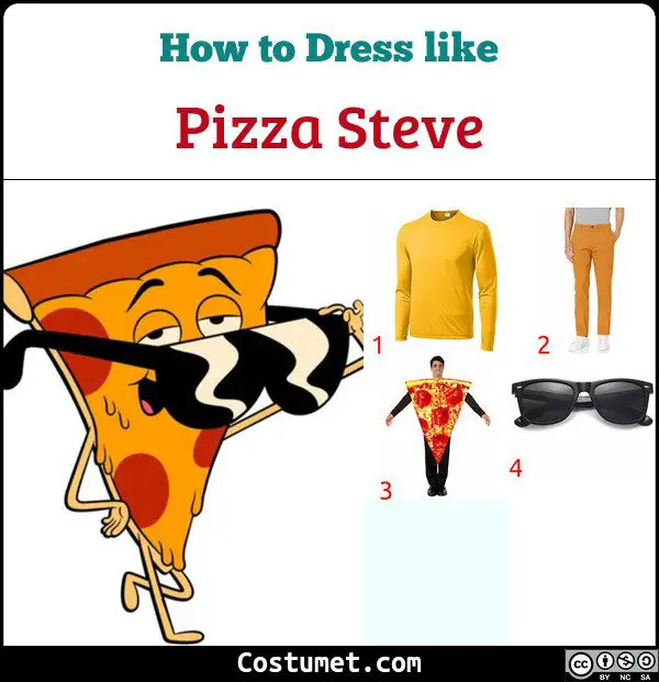 Pizza Steve Costume for Cosplay & Halloween