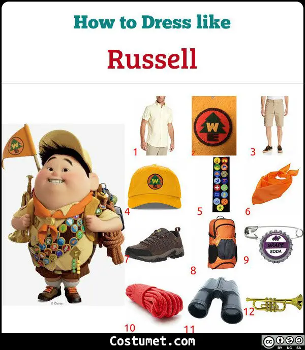 Russell Costume for Cosplay & Halloween