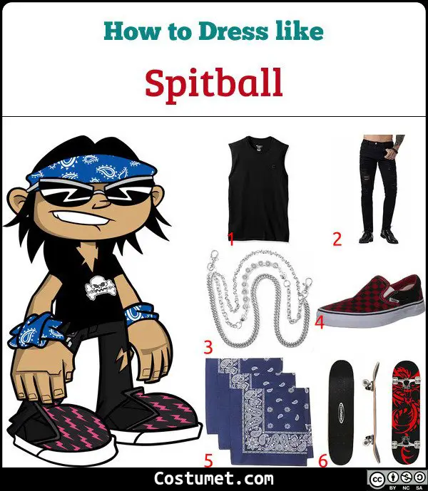 Spitball Wild Grinders Costume for Cosplay & Halloween