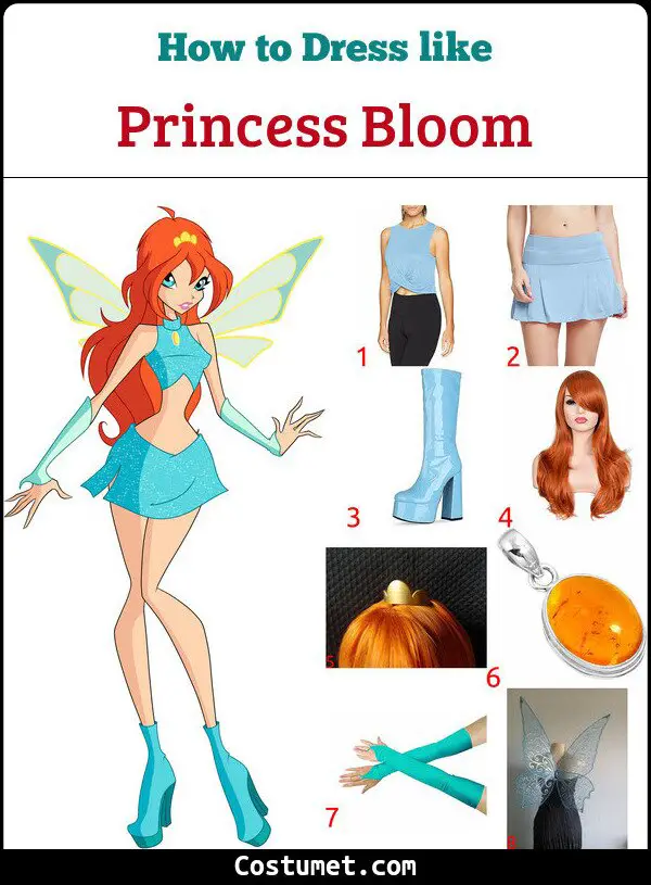 Princess Bloom Costume for Cosplay & Halloween