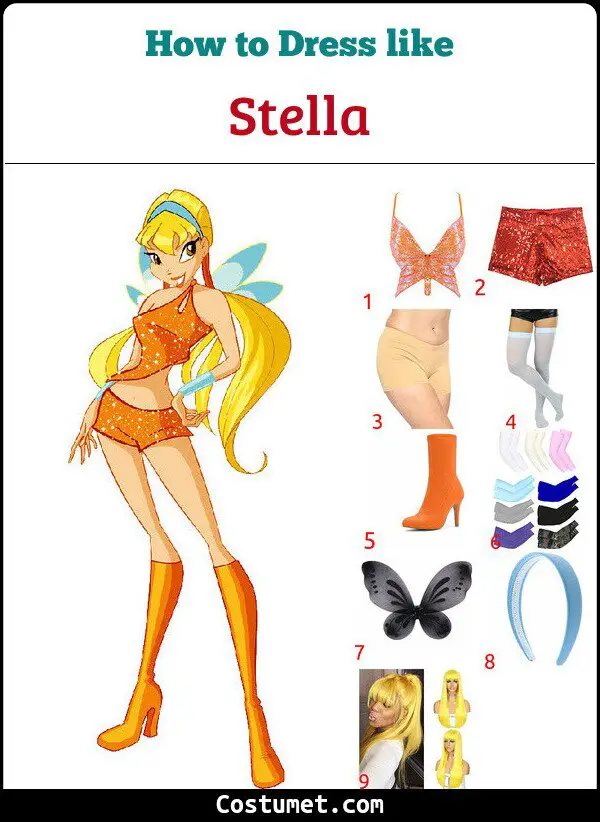Stella Costume for Cosplay & Halloween