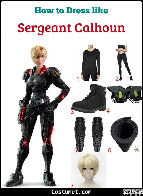 Sergeant Calhoun Costume for Cosplay & Halloween
