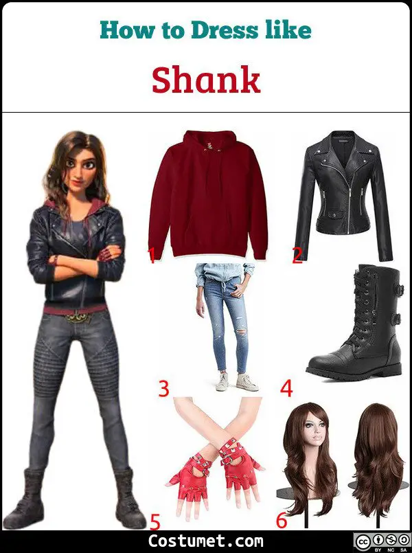 Shank Costume for Cosplay & Halloween