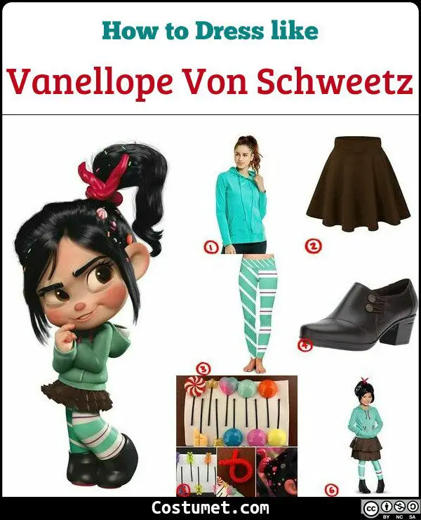 Vanellope Von Schweetz Costume for Cosplay & Halloween