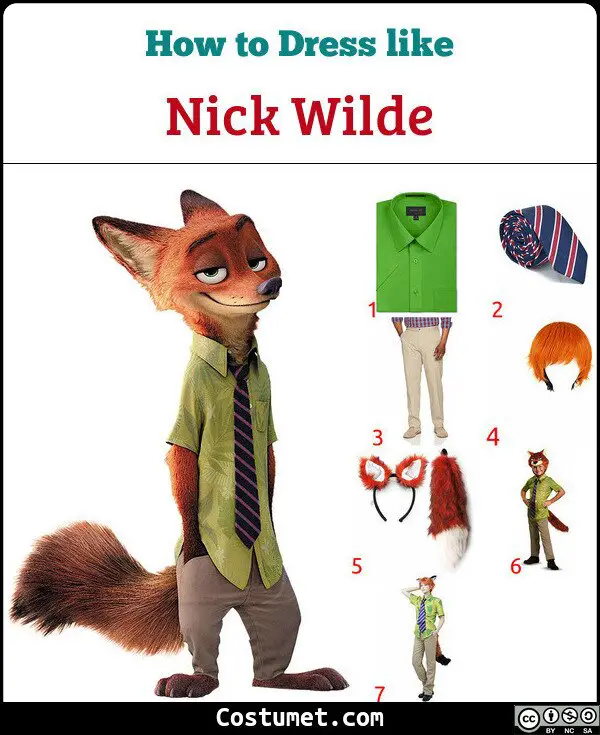 Nick Wilde Costume for Cosplay & Halloween