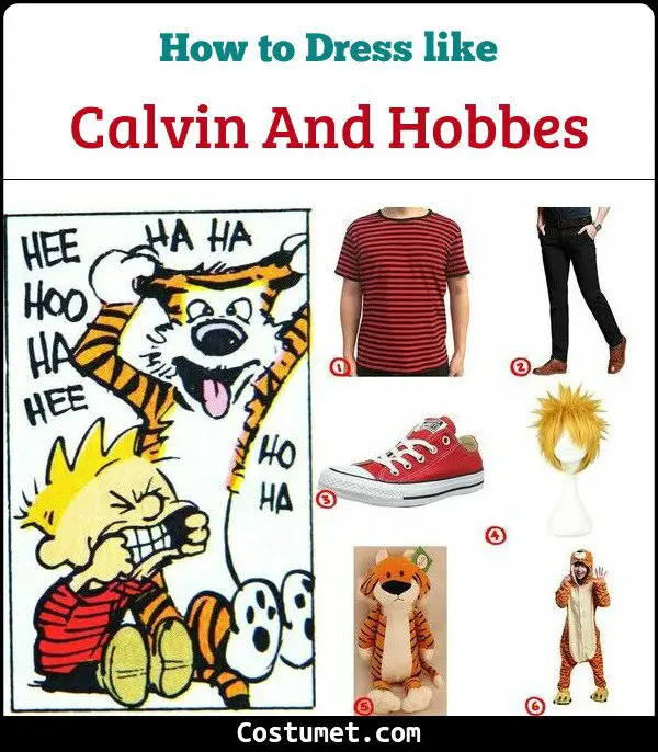 Calvin And Hobbes Costume for Cosplay & Halloween