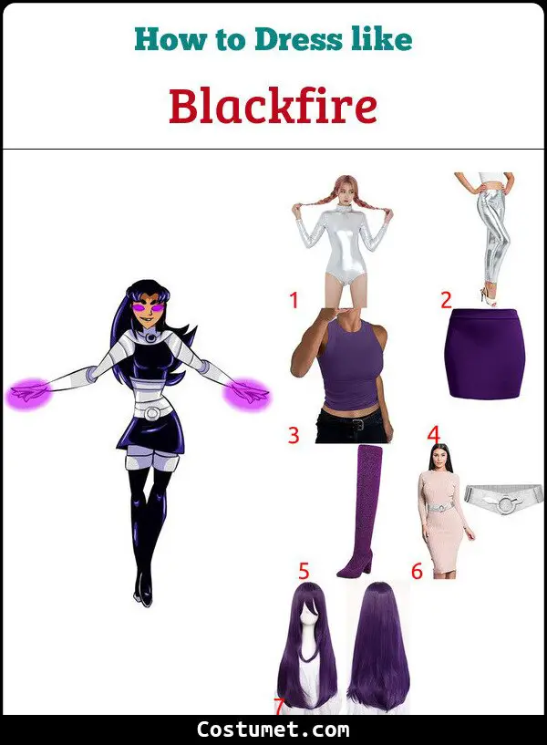 Blackfire Costume for Cosplay & Halloween