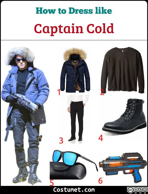 Captain Cold Costume for Cosplay & Halloween