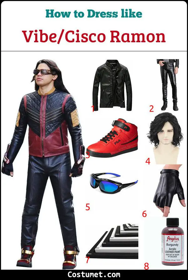 Vibe/Cisco Ramon Costume for Cosplay & Halloween