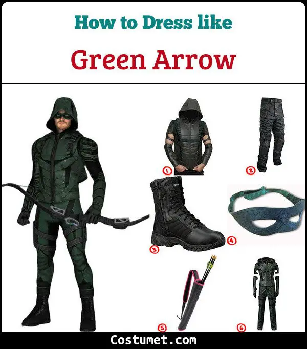 Green Arrow Costume for Cosplay & Halloween