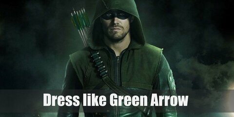 Green Arrow costume is iconic hooded jacket, tight black pants, black tactical boots, and an eye mask to hide his identity. Don’t for get to bring along a bow and a quiver of arrows!  
