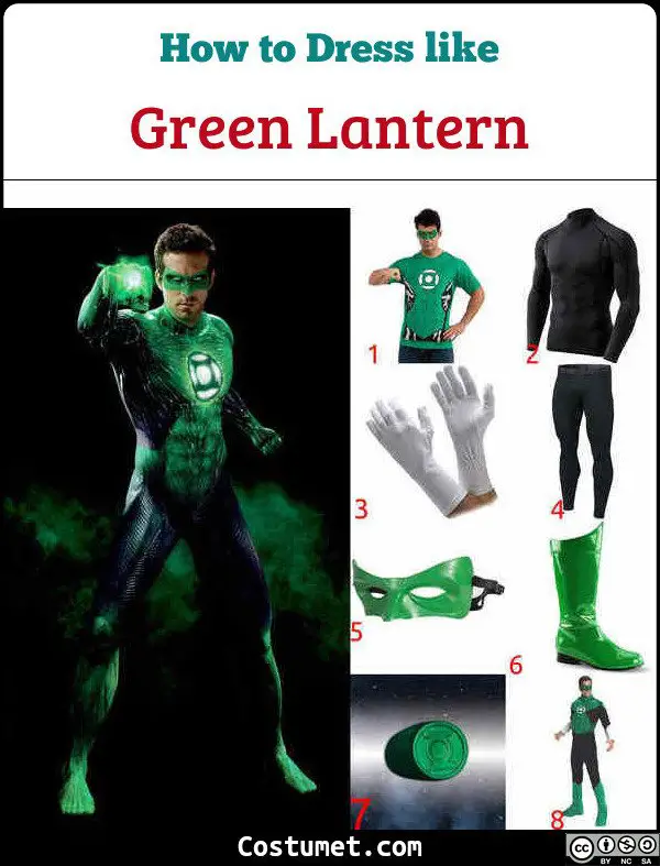 Green Lantern Costume for Cosplay & Halloween