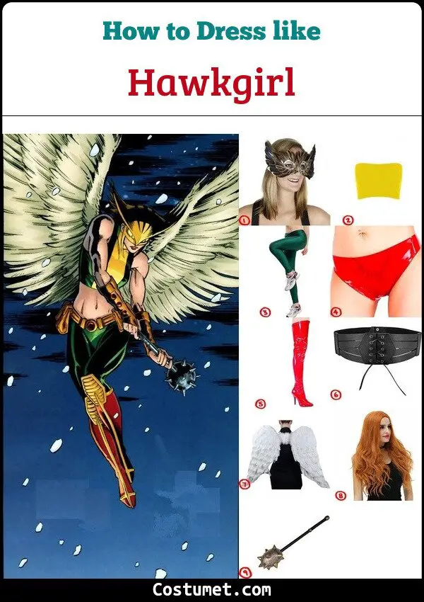 Hawkgirl Costume for Cosplay & Halloween