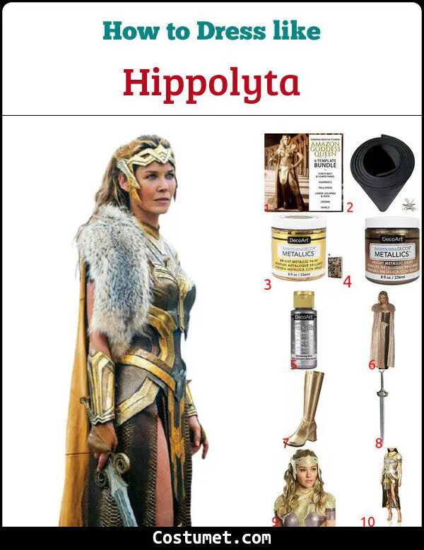 Hippolyta Costume for Cosplay & Halloween
