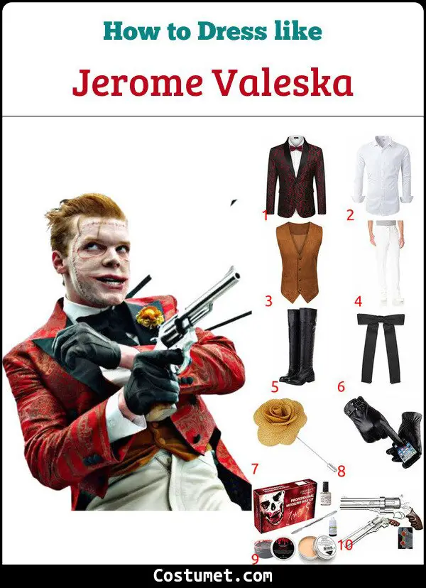 Jerome Valeska Costume for Cosplay & Halloween