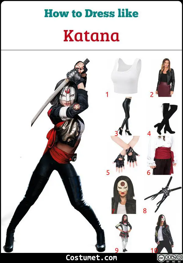 Katana Costume for Cosplay & Halloween