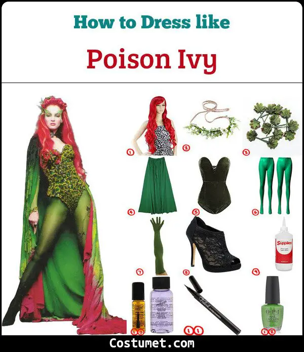 Poison Ivy Costume for Cosplay & Halloween