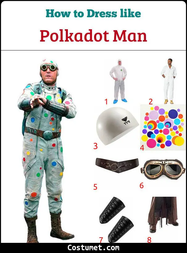 Polkadot Man Costume for Cosplay & Halloween