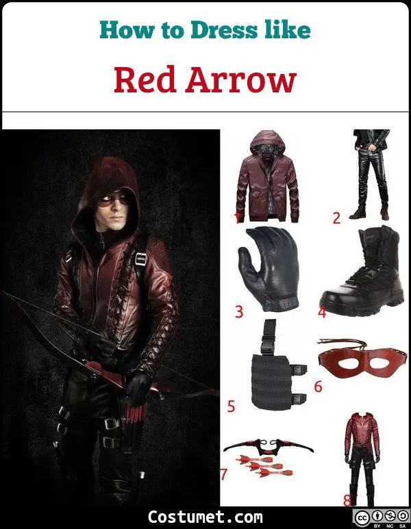 Red Arrow Costume for Cosplay & Halloween