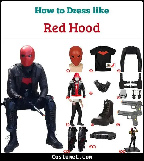 Red Hood Costume for Cosplay & Halloween 2023