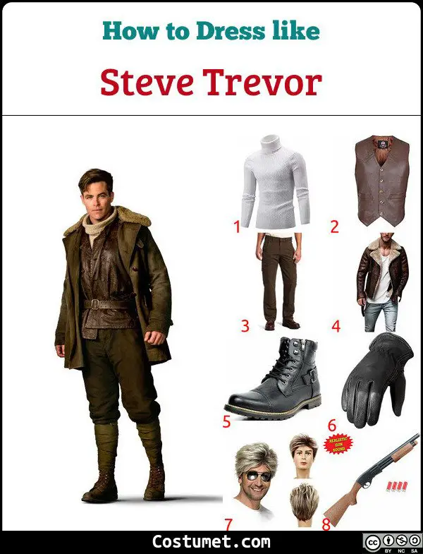Steve Trevor Costume for Cosplay & Halloween