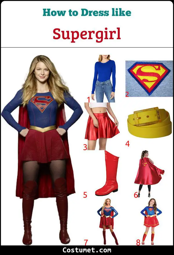 Supergirl Costume for Cosplay & Halloween