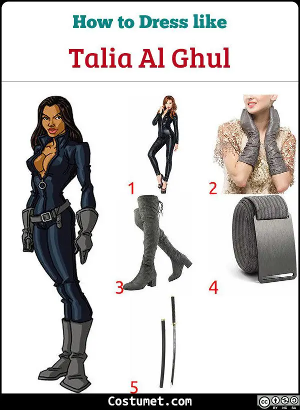 Talia Al Ghul Costume for Cosplay & Halloween