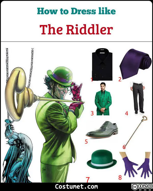 The Riddler Costume for Cosplay & Halloween