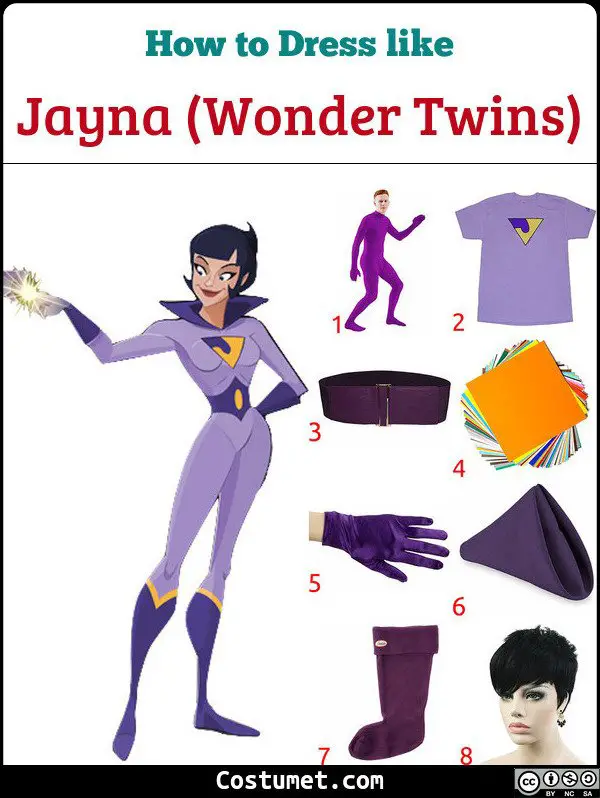 Jayna Wonder Twins Costume for Cosplay & Halloween