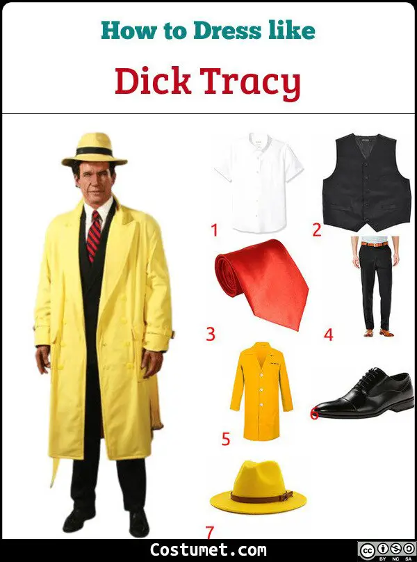 Dick Tracy Costume for Cosplay & Halloween