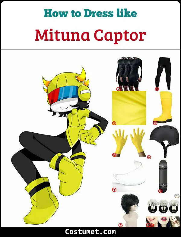 Mituna Captor Costume for Cosplay & Halloween