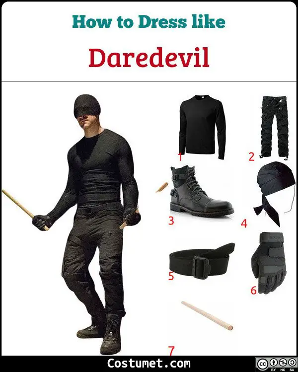 Daredevil Costume for Cosplay & Halloween